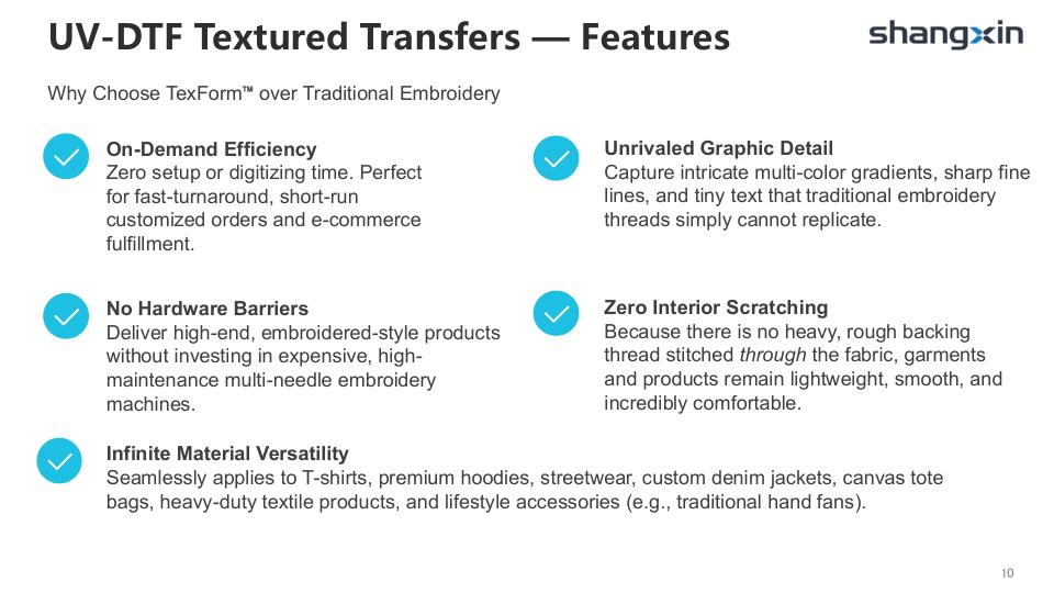 TexForm Features Comparison